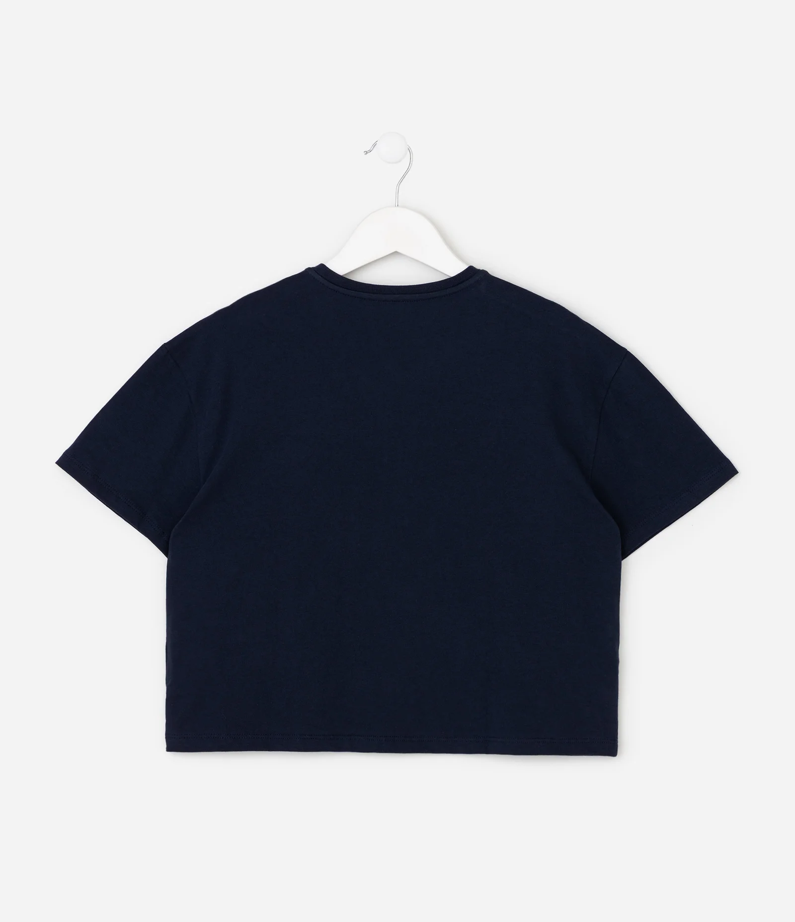 Camiseta Infantil em Algodão com Paetê de Borboletas - Tam 5 a 16 Anos Azul 3