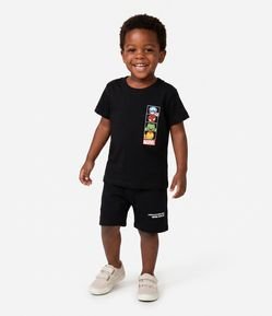 Camiseta Infantil em Algodão com Estampa dos Vingadores - Tam 2 a 6 Anos
