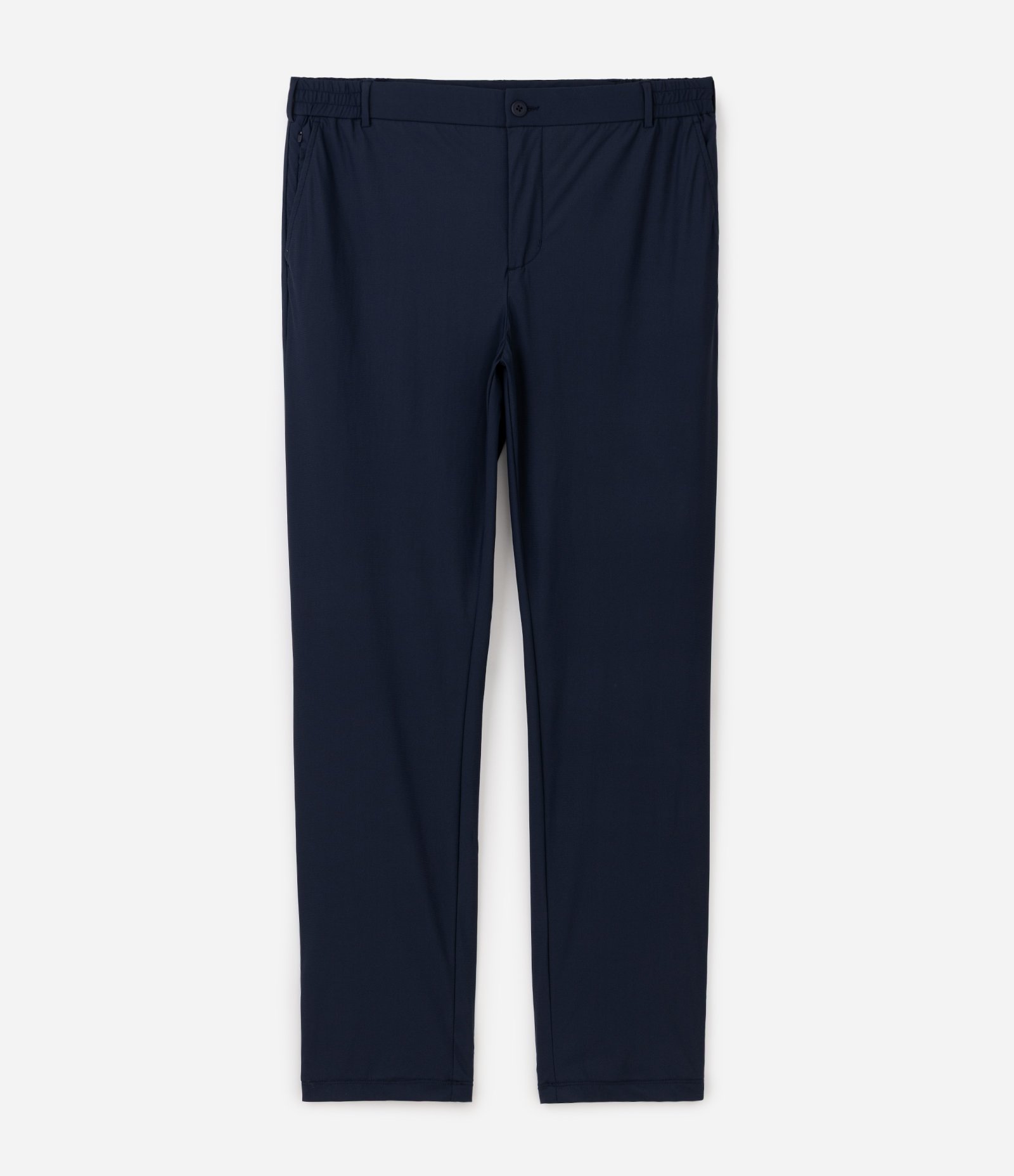 Calça Slim em Poliamida Tech com Elástico Lateral Azul 5