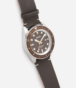 Relógio Analógico Orient Exclusivo em Couro MBSC1050 N1NX