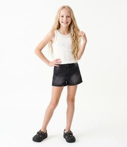 Short Infantil Em Algodão - Tam 5 a 16 Anos