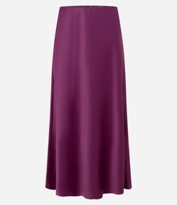 Saia Midi Slip Acetinada
