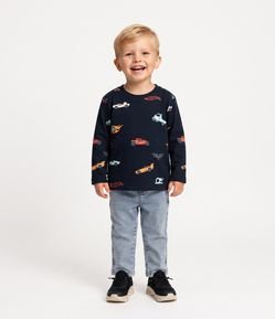Calca Jeans Reta Infantil Em Algodão - Tam 1 a 6 Anos