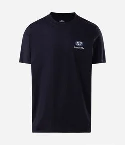 Camiseta Comfort em Algodão com Estampa de Carro