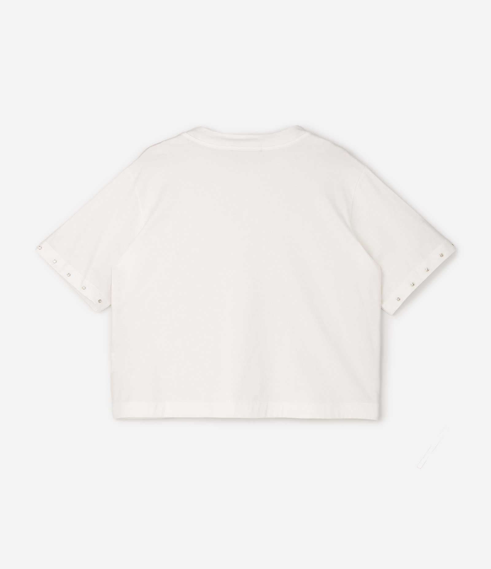 Blusa Boxy em Algodão com Pedrarias Curve & Plus Size Branco 2