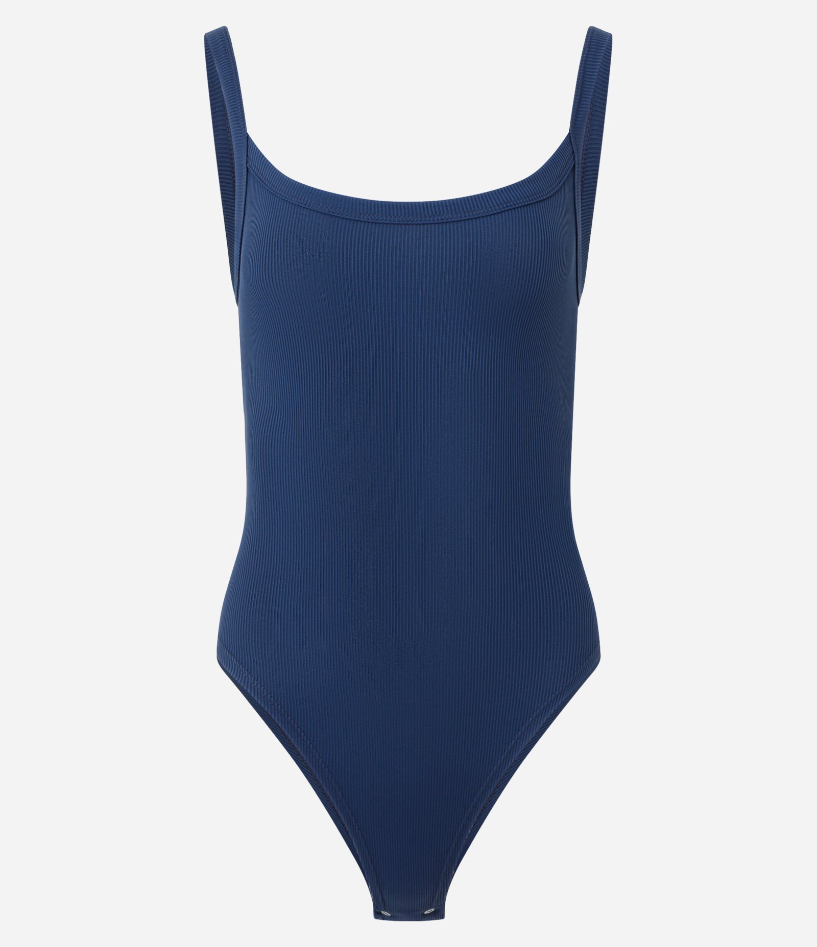 Body em Poliamida com Decote U nas Costas Azul 6
