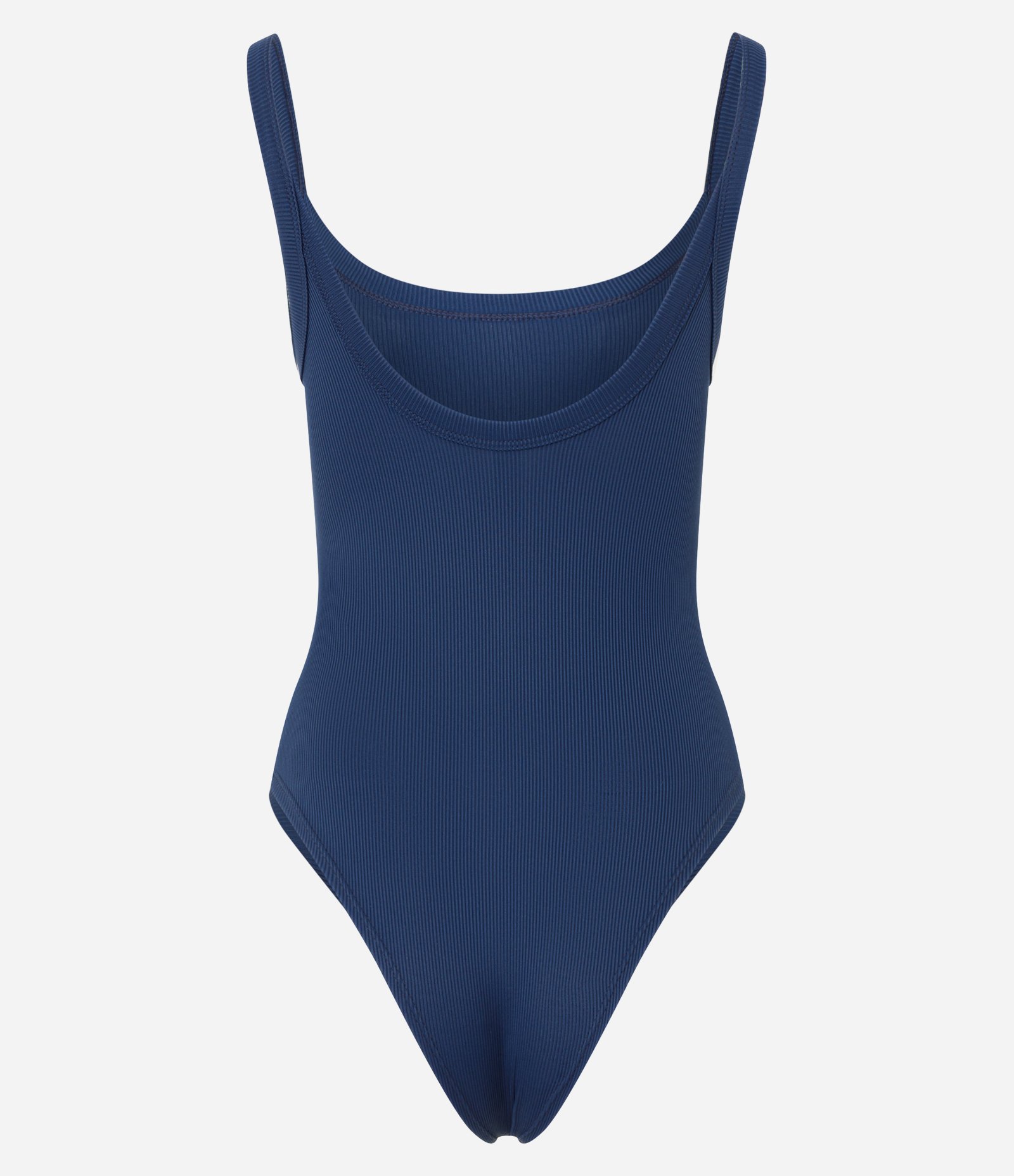 Body em Poliamida com Decote U nas Costas Azul 8