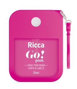 Spray Perfumado Cabelo e Corpo Go! Pink Ricca
