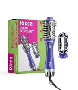 Escova Secadora Multi Dry Troca Cabeças Ricca