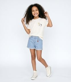 Camiseta Infantil Hello Kitty Estampa Matcha Club - Tam 5 a 16 Anos