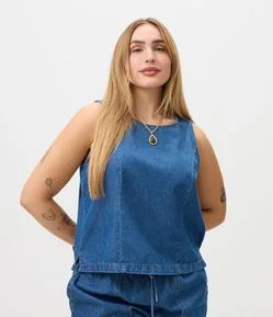 Blusa com Alça Larga Curve & Plus Size