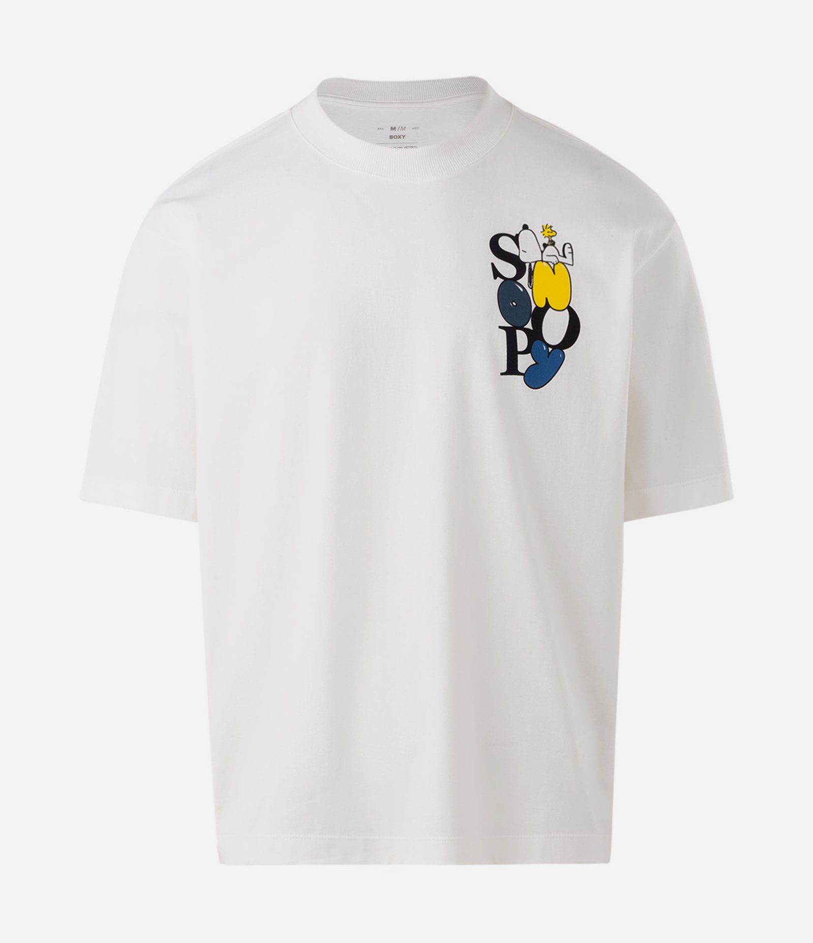 Camiseta Boxy em Algodão Peanuts Takin' It Easy Branco 5