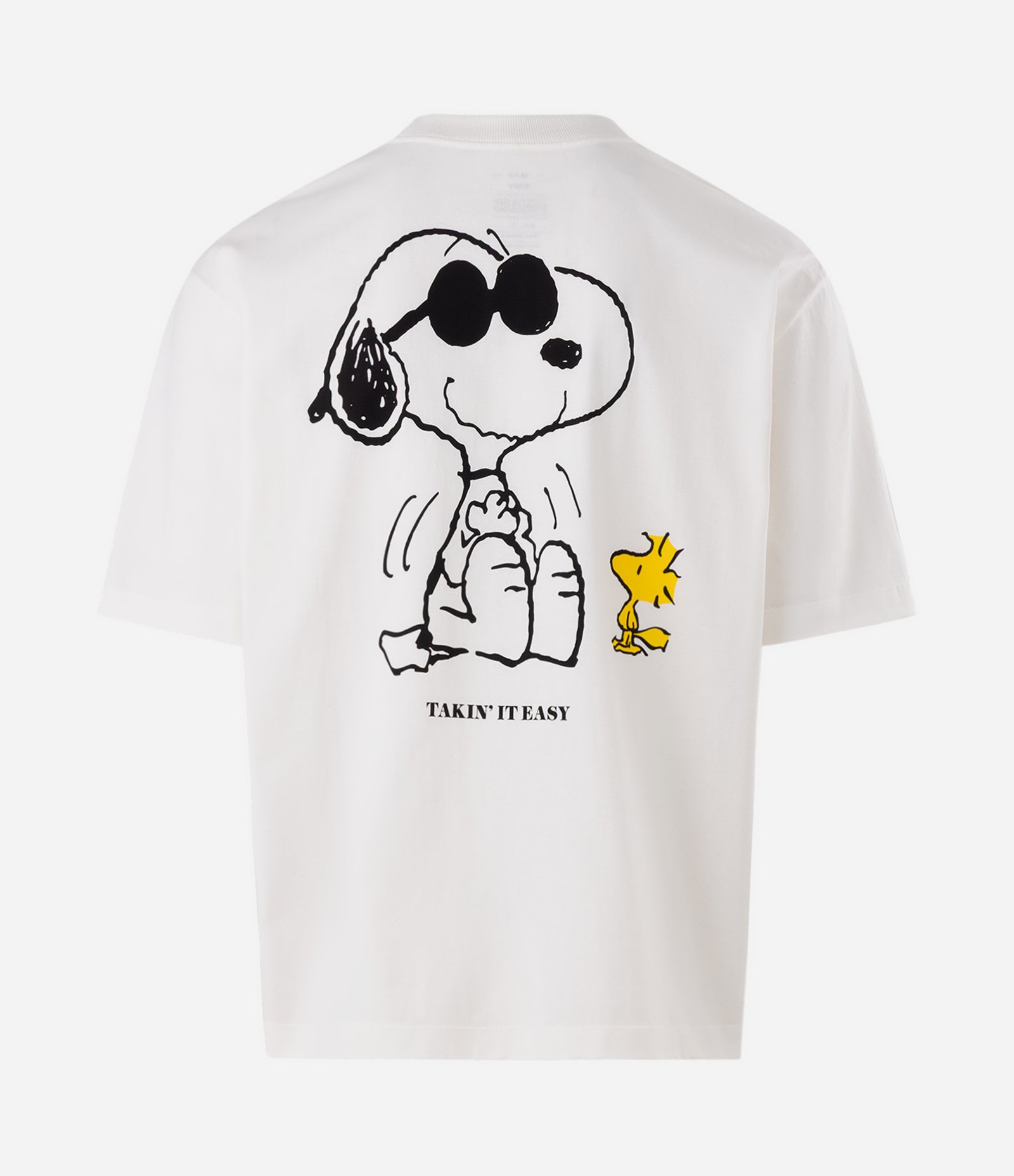 Camiseta Boxy em Algodão Peanuts Takin' It Easy Branco 6