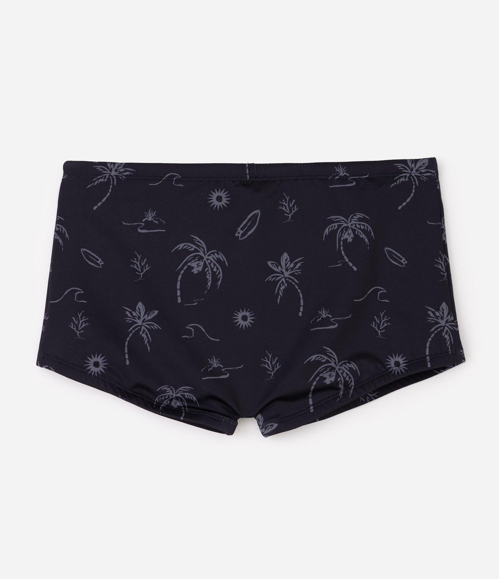 Sunga Boxer com Estampa Ícones de Verão Preto 4