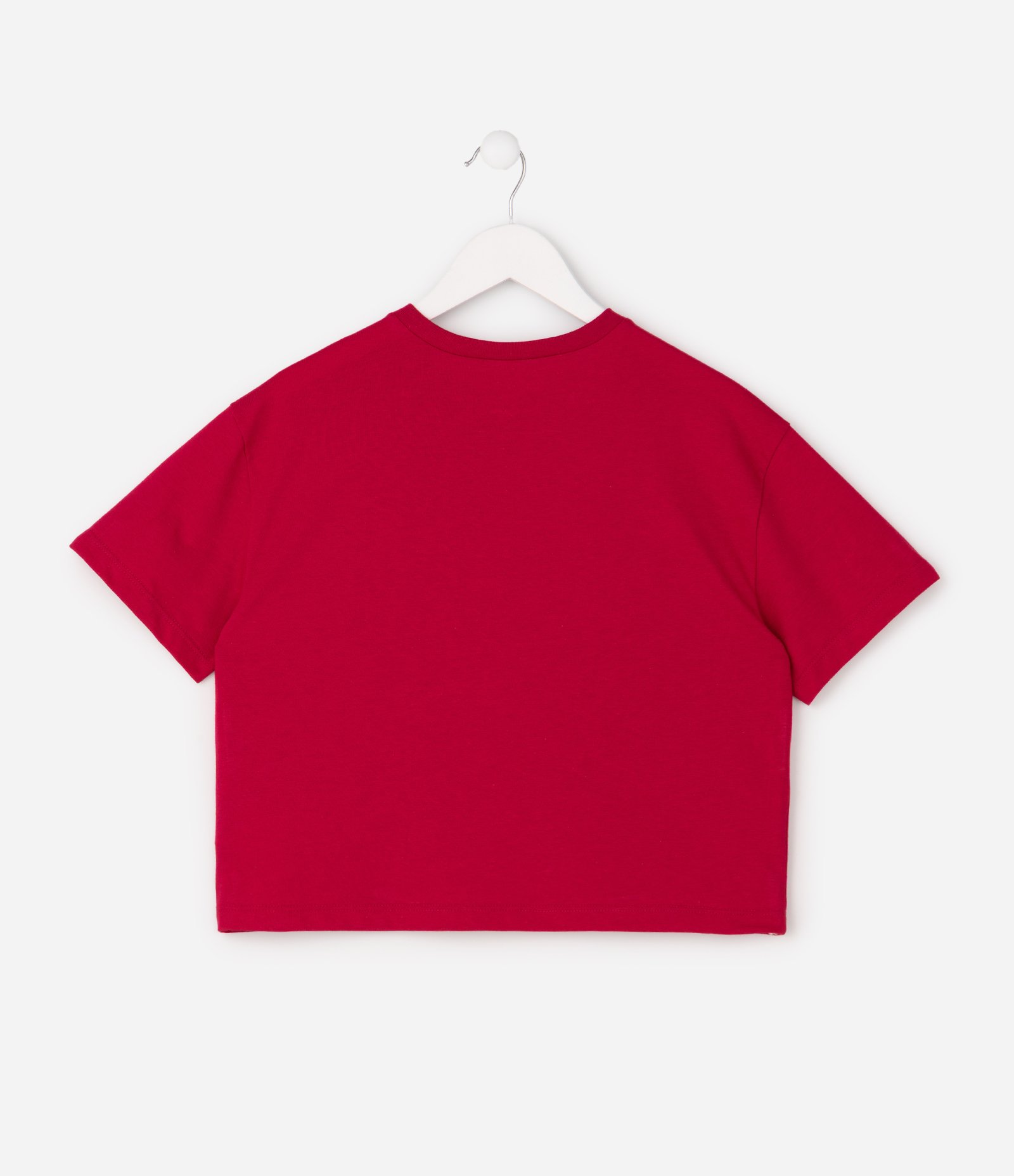 Camiseta Infantil Em Algodão Cerejinhas - Tam 5 a 16 Anos Vermelho 4