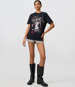 Camiseta com Estampa The Vampire Diaries em Algodão