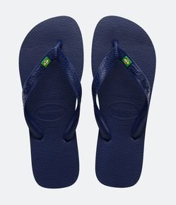 Chinelo Havaianas de Tiras com Bandeira do Brasil