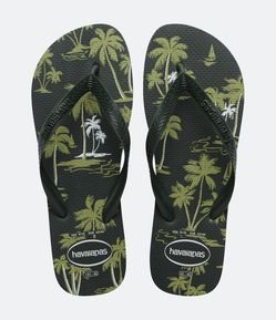 Chinelo Havaianas Aloha com Estampa Tropical