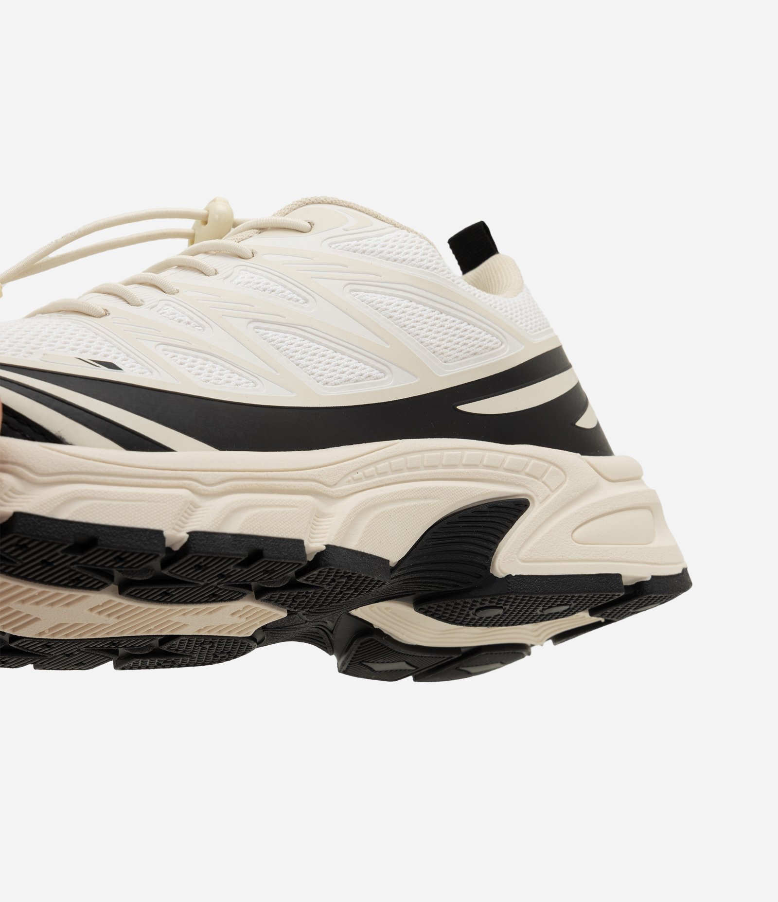 Tênis Jogging Esportivo com Atacador Elástico Off White 3