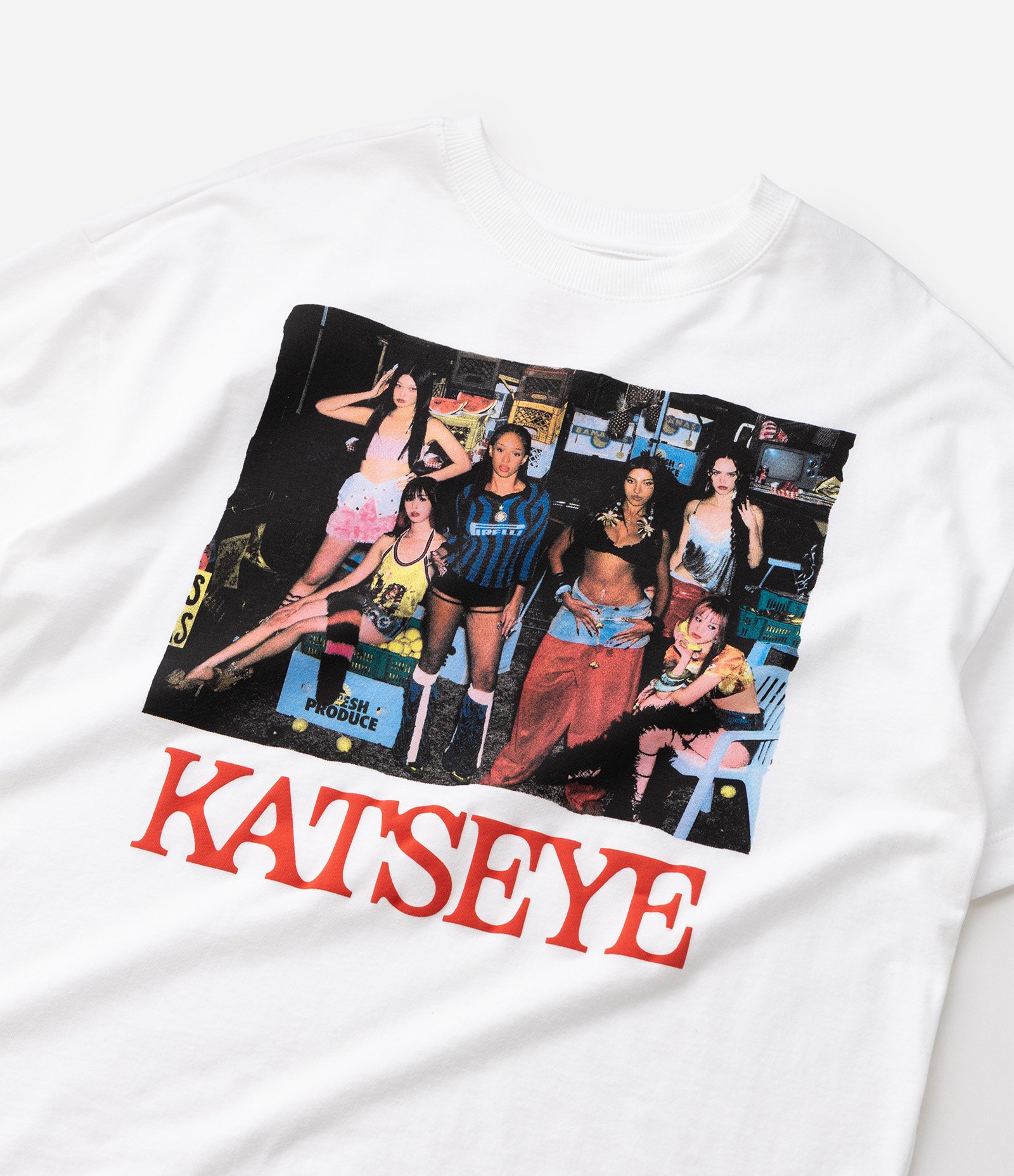 Camiseta Infantil Em Algodão OverSized Katseye - Tam 5 a 14 Anos Off White 5