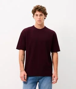 Camiseta Relaxed e Texturizada Mini Waffle