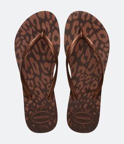 Chinelo Havaianas Slim com Estampa Animal Print