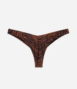 Biquíni Calcinha Asa Delta com Estampa Animal Print