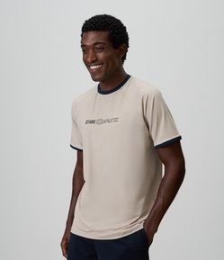Camiseta Esportiva Dry com Manga Raglan e Lettering Stars Athletic