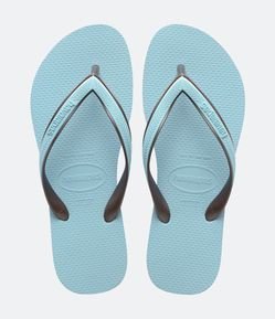 Chinelo Havaianas Aura Glossy com Tiras Metalizadas