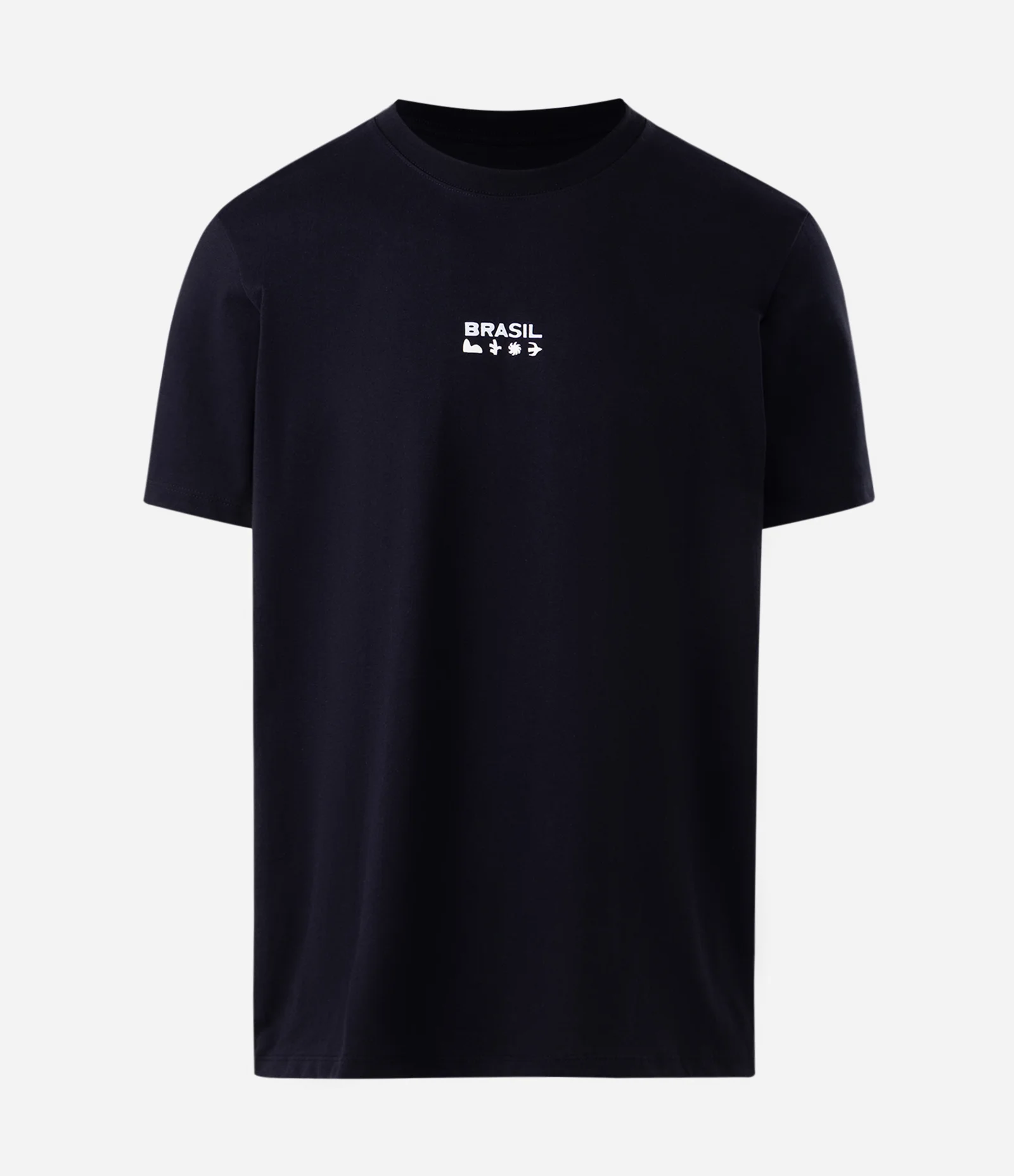 Camiseta Comfort em Algodão com Photoprint Brasil Preto 1