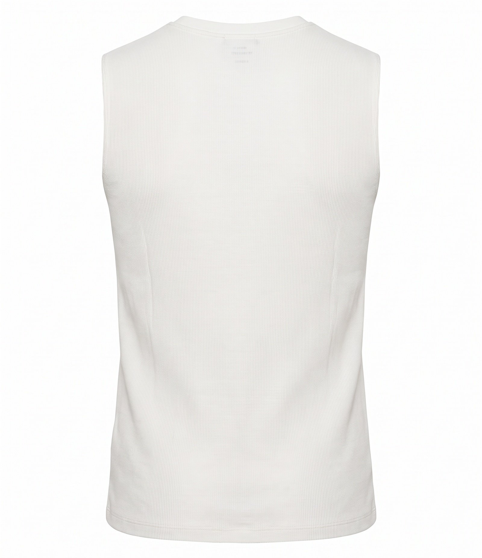 Regata Comfort em Algodão Texturizada com Lettering Coastline Branco 7