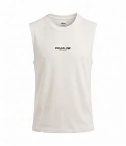 Regata Comfort em Algodão Texturizada com Lettering Coastline