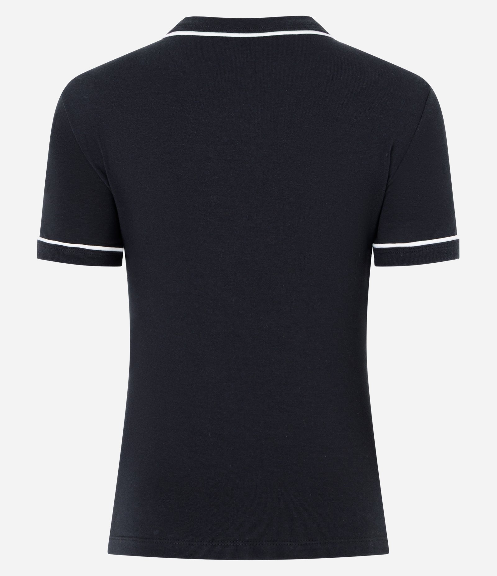Camiseta com Estampa Jennie e Detalhes Contrastante Preto 6
