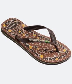 Chinelo Havaianas com Estampa Caquinhos