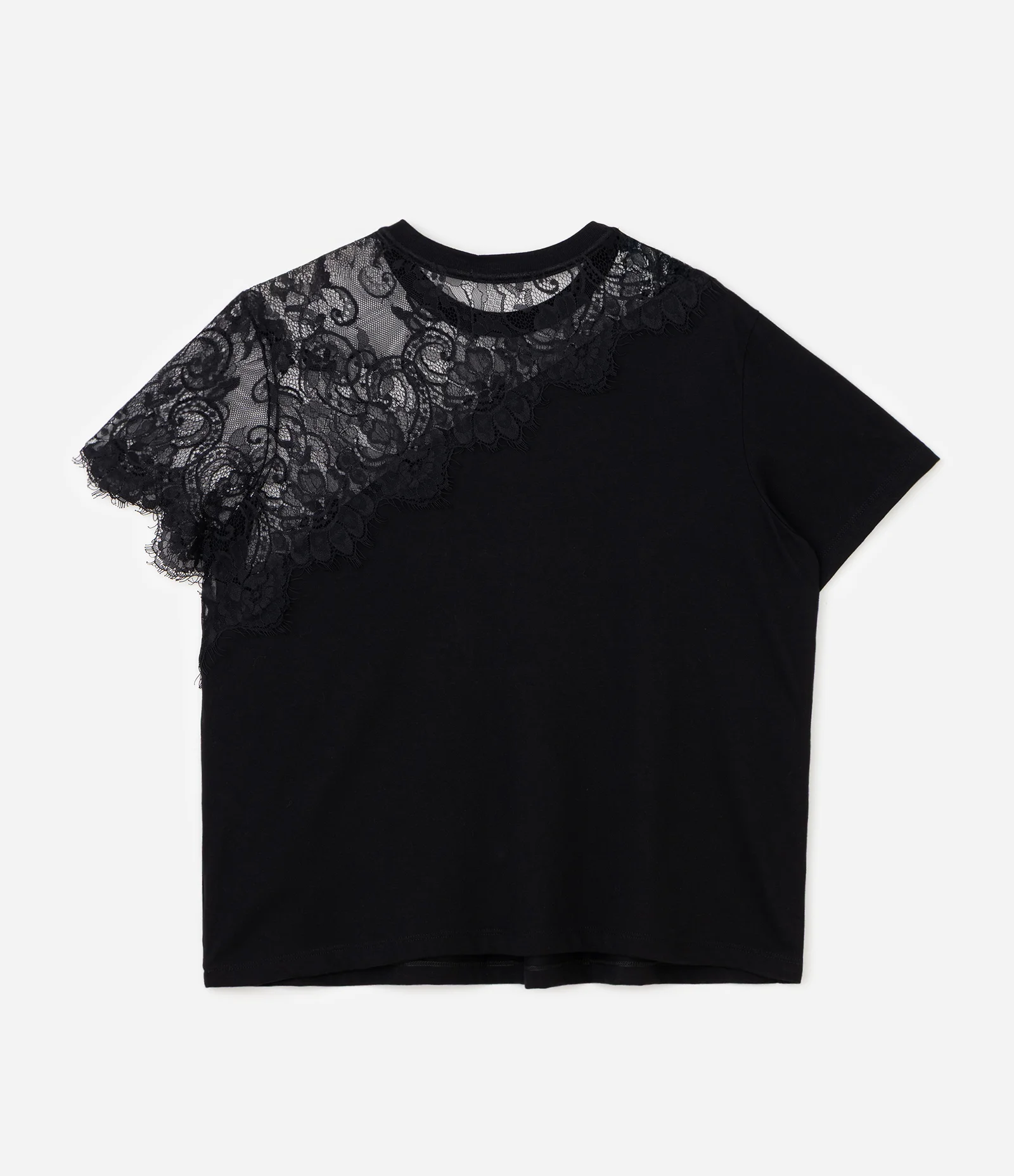 Blusa em Algodão com Renda Curve & Plus Size Preto 2