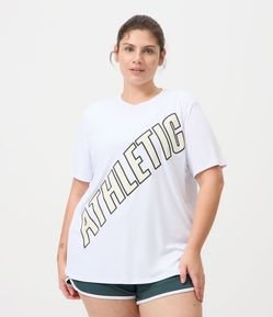 Camiseta Esportiva Regular em Poliamida Dry Athletic Curve & Plus Size