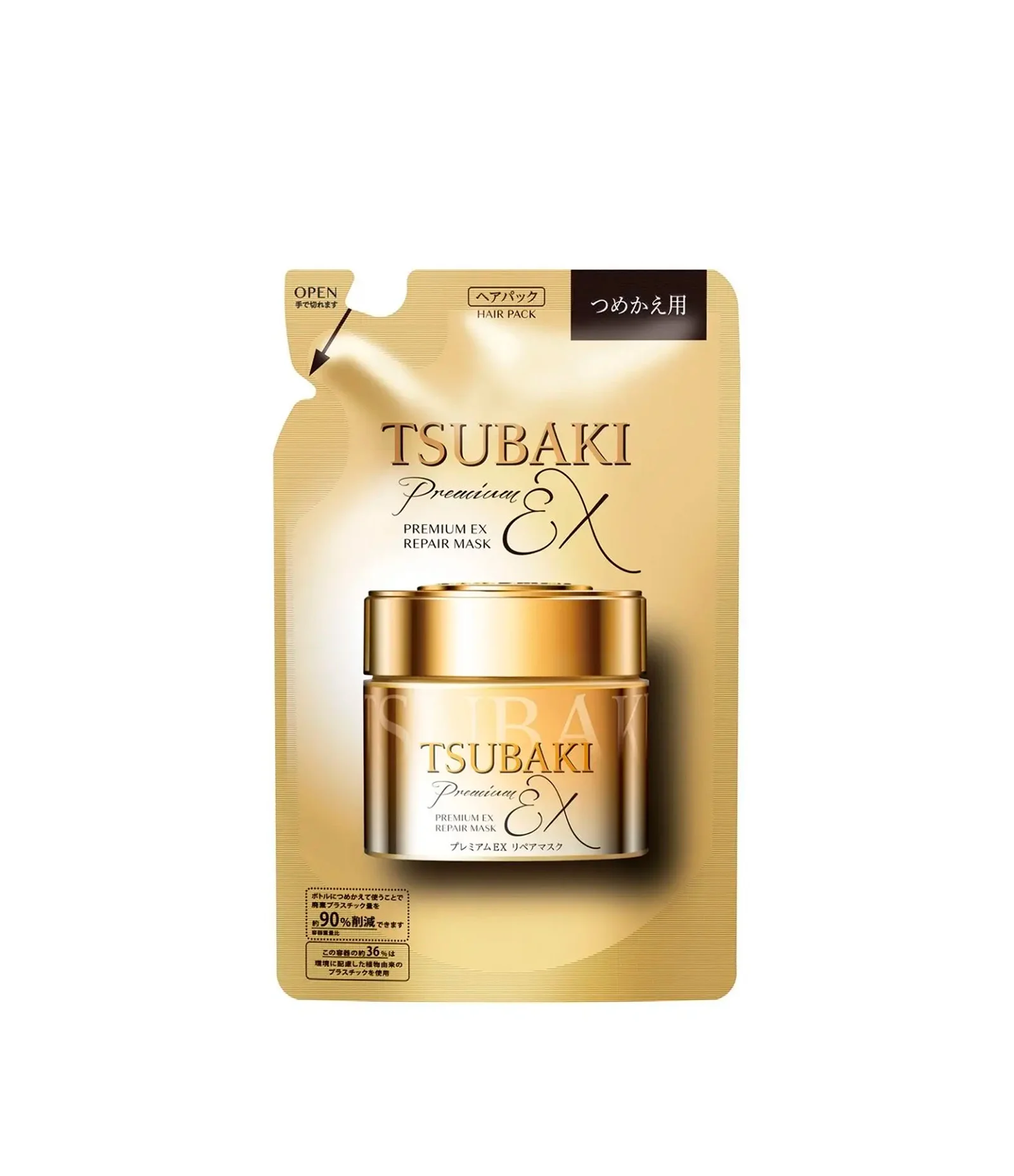 Refil Máscara Capilar Premium EX Repair Mask Tsubaki 150g 1