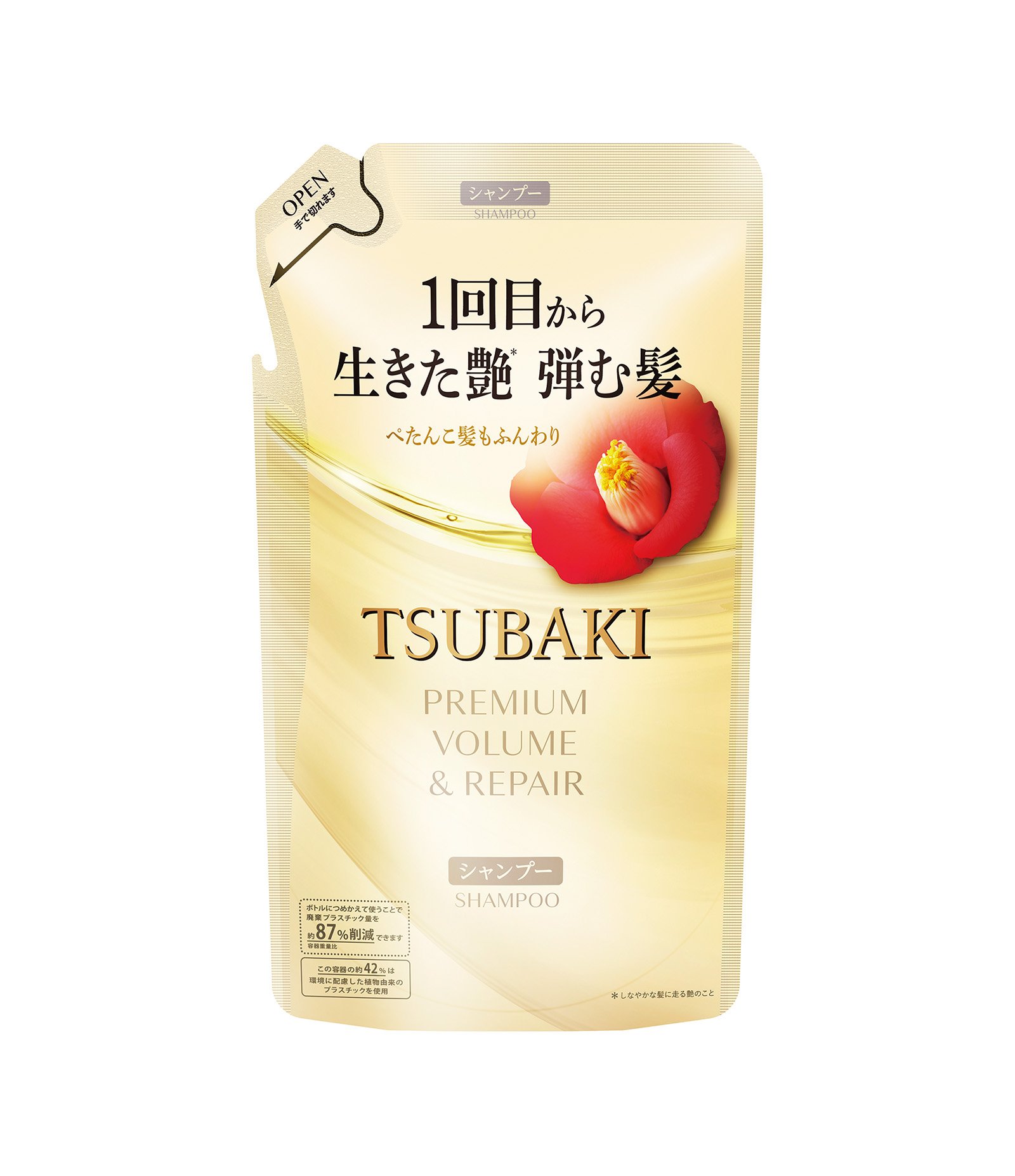 Refil Shampoo Premium Volume & Repair Tsubaki  300ML 1