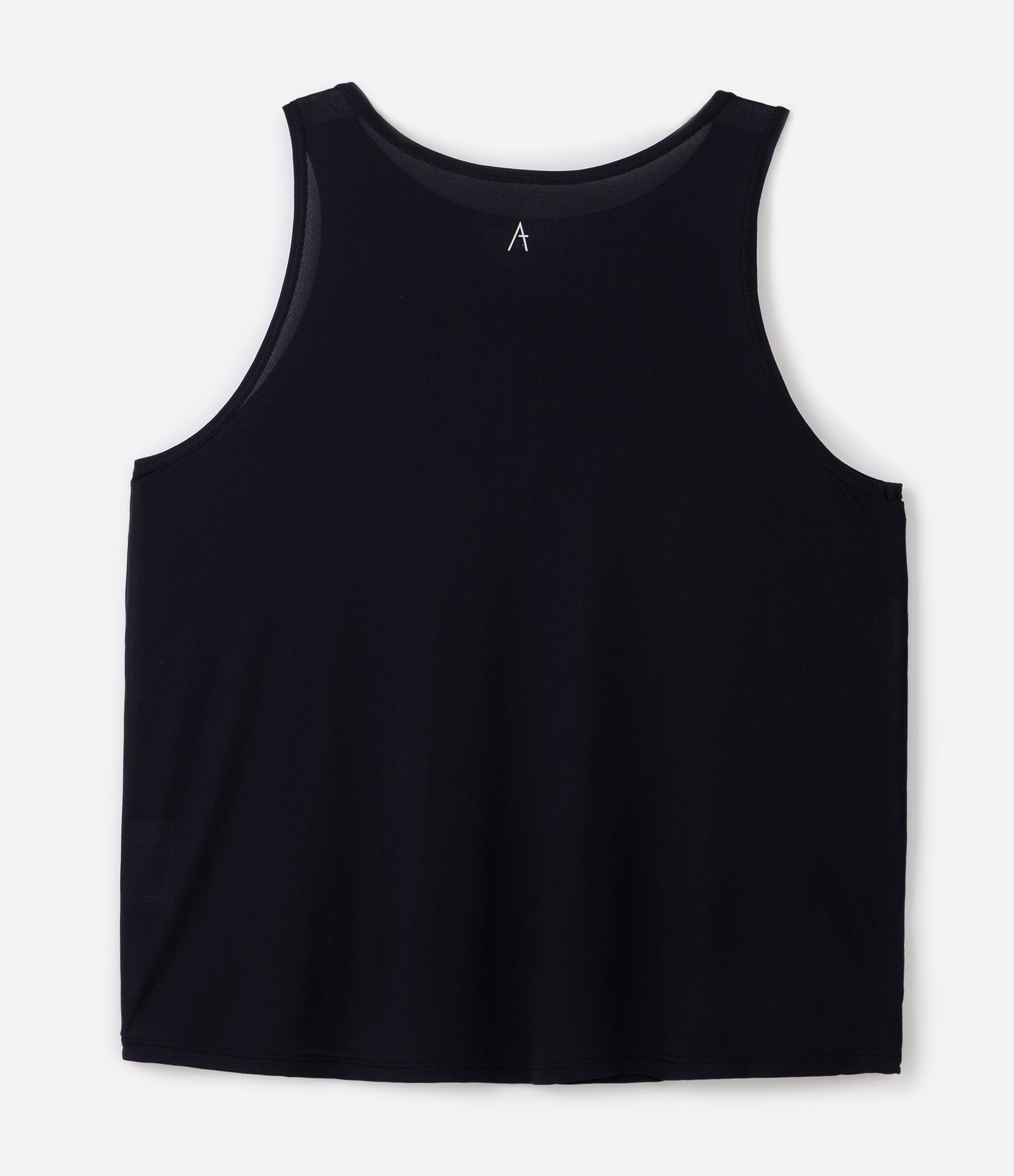 Blusa Esportiva em Poliamida com Frisos Laterais Curve & Plus Size Preto 6