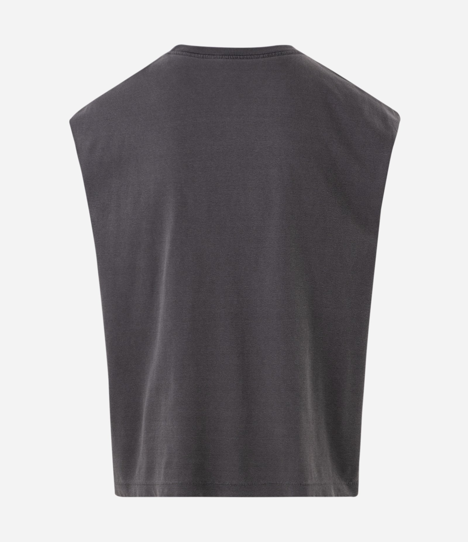 Regata Boxy em Algodão Estonada Preto 6