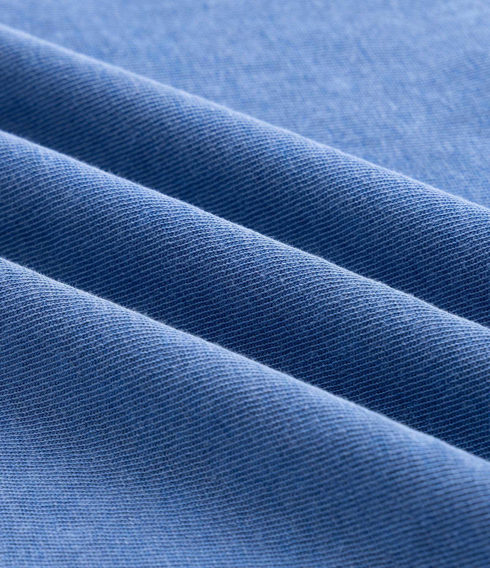 Camiseta Boxy em Algodão Básica Azul 7