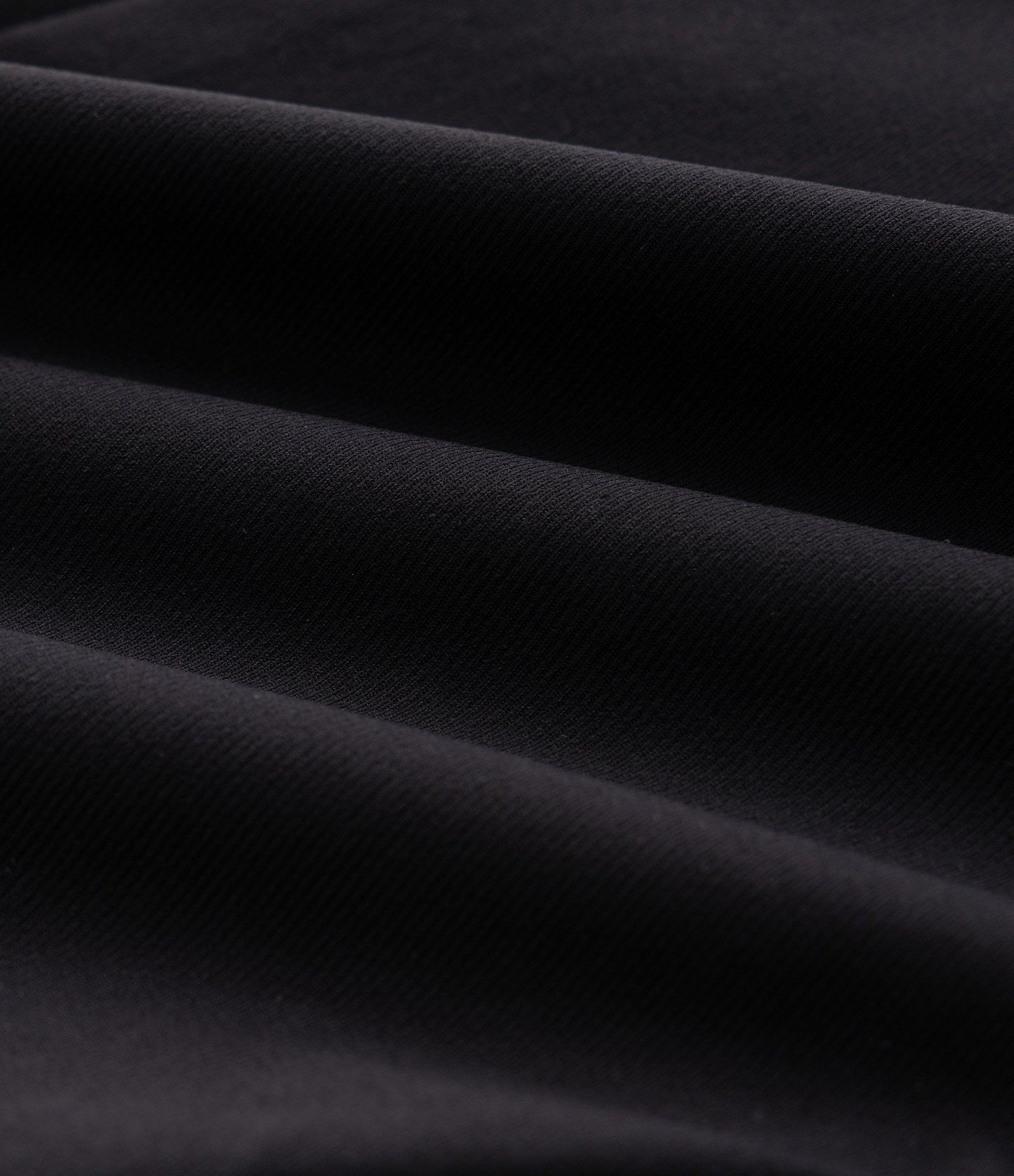 Calça Relaxed Sarja com Cós Elástico Preto 7