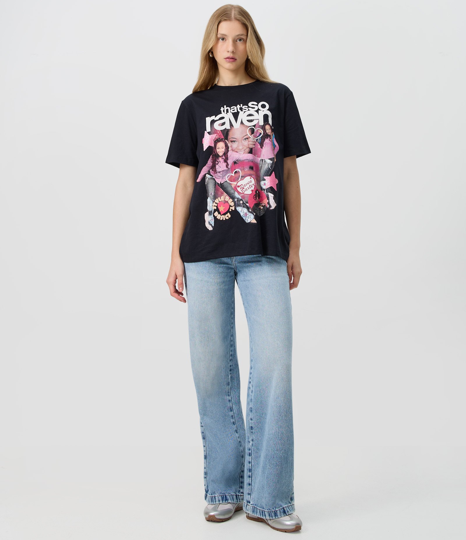 Camiseta com Estampa As Visões da Raven em Algodão Preto 2