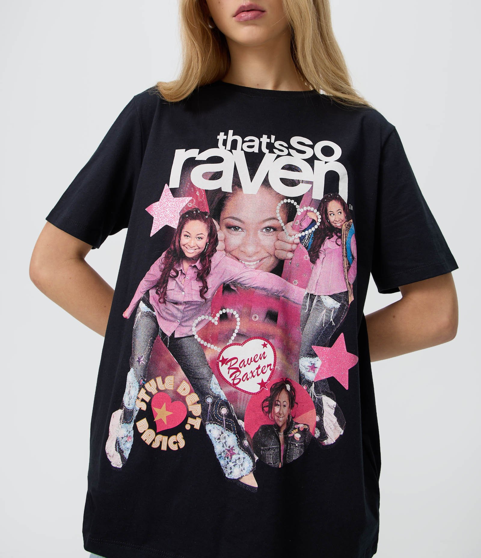 Camiseta com Estampa As Visões da Raven em Algodão Preto 3