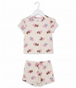 Pijama Infantil em Algodão Estampa Patrulha Canina - Tam 2 a 6 anos