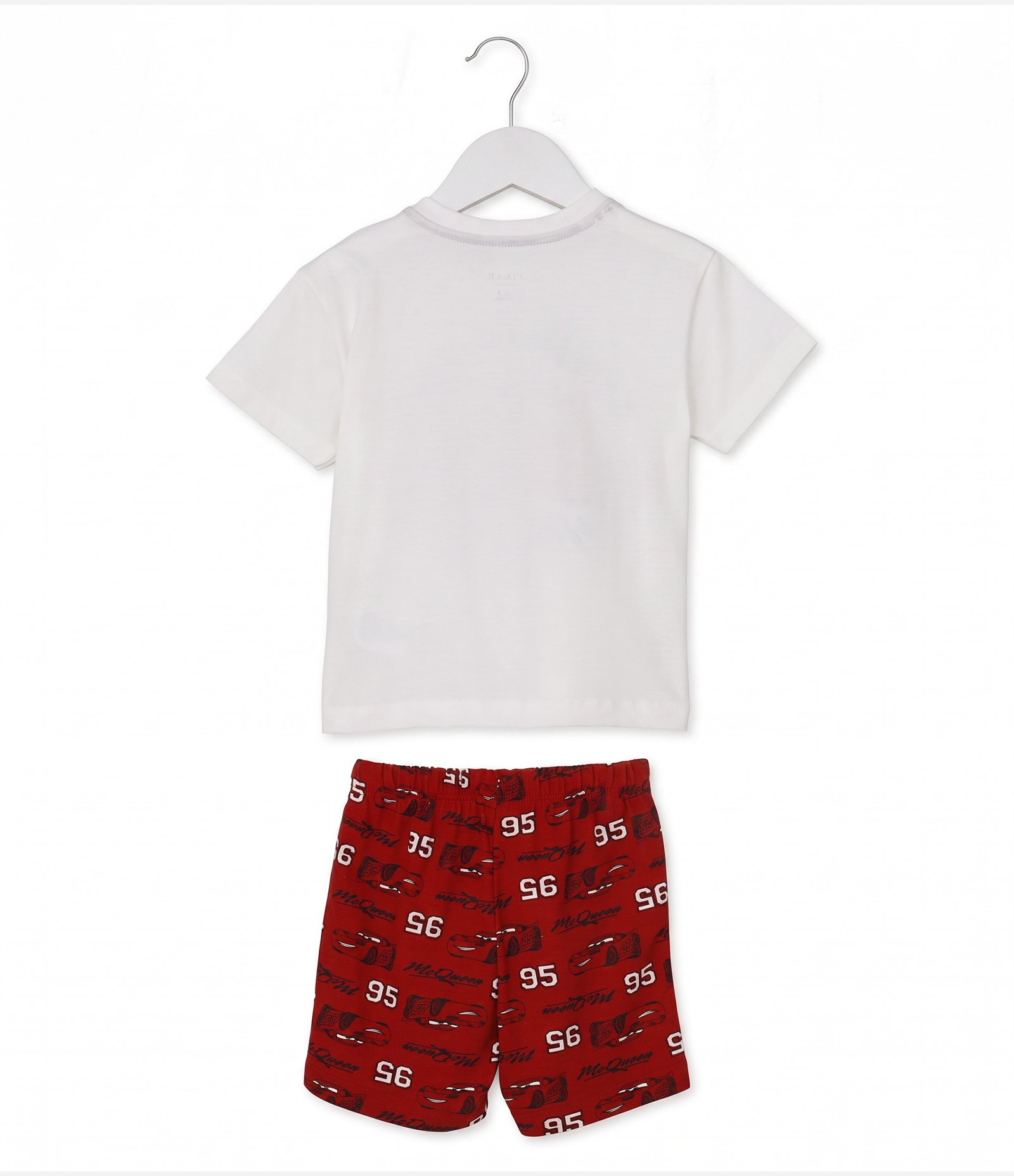 Conjunto Infantil em Algodão McQueen - Tam 2 a 6 Anos Branco 2