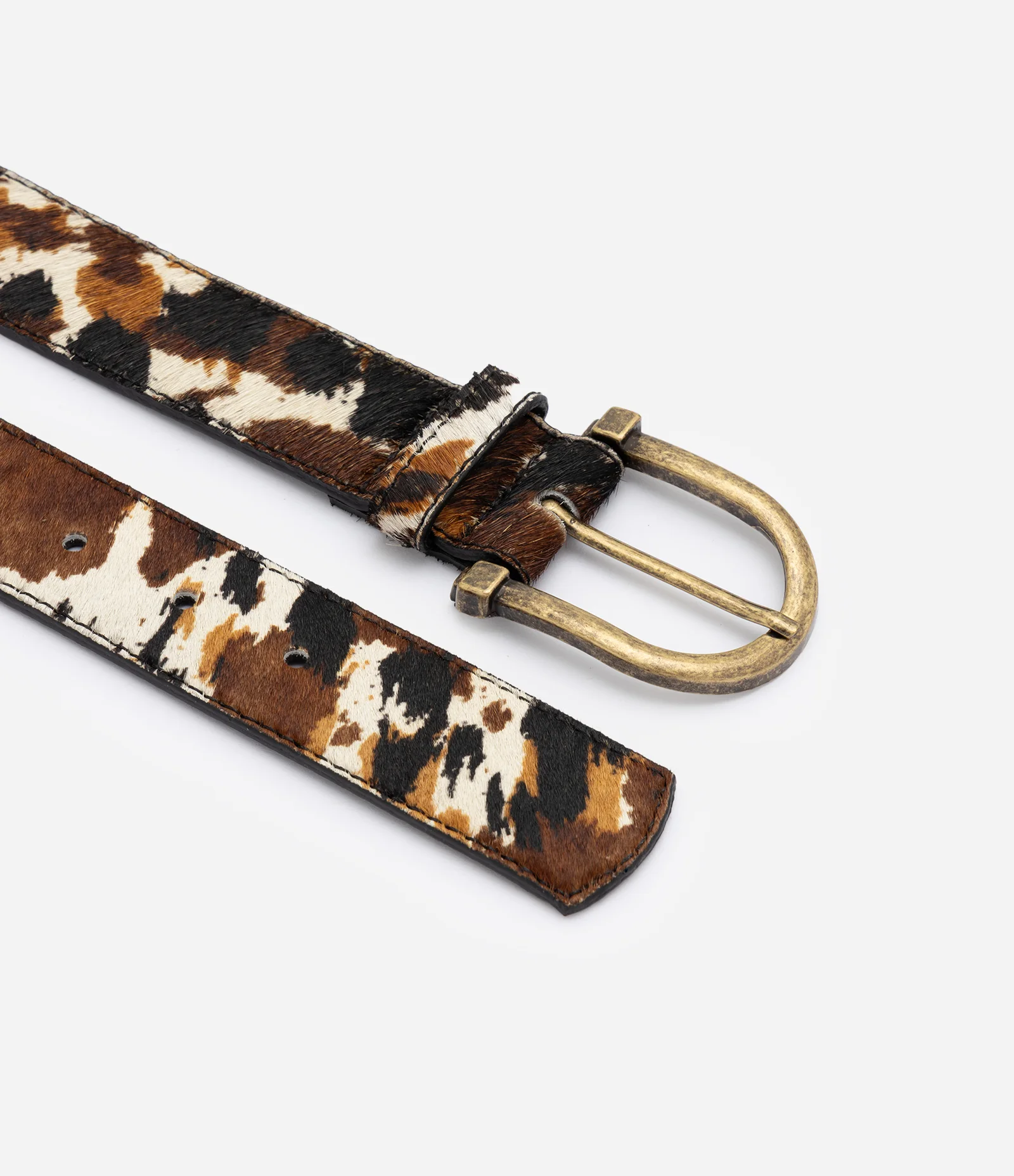 Cinto Médio em Couro com Estampa Animal Print Multicores 2