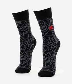 Meia Cano Alto do Homem-Aranha