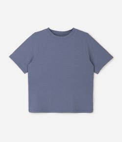 Blusa Baby Look em Algodão Curve & Plus Size