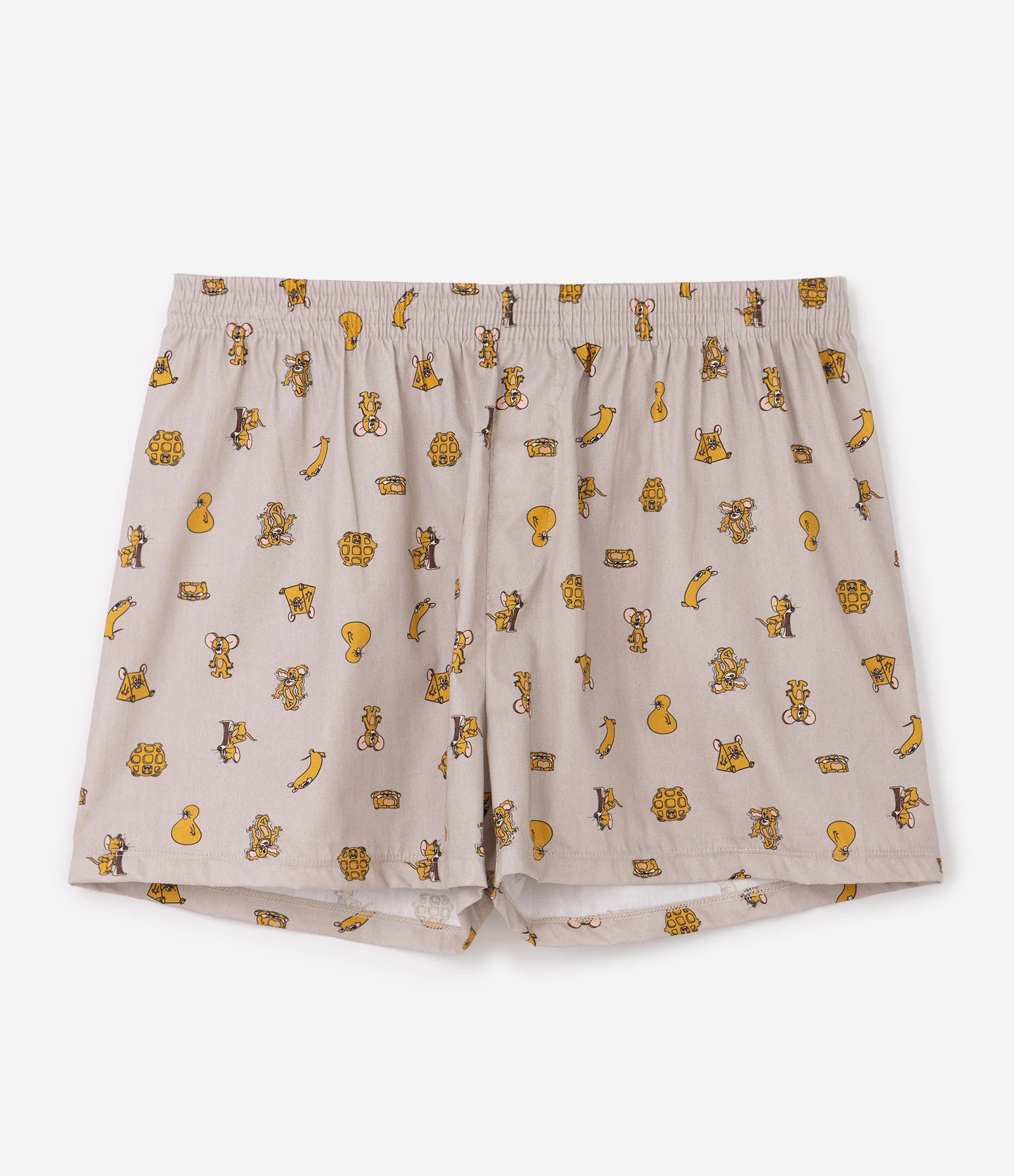 Cueca em Algodão Tom & Jerry Estampada Bege 1